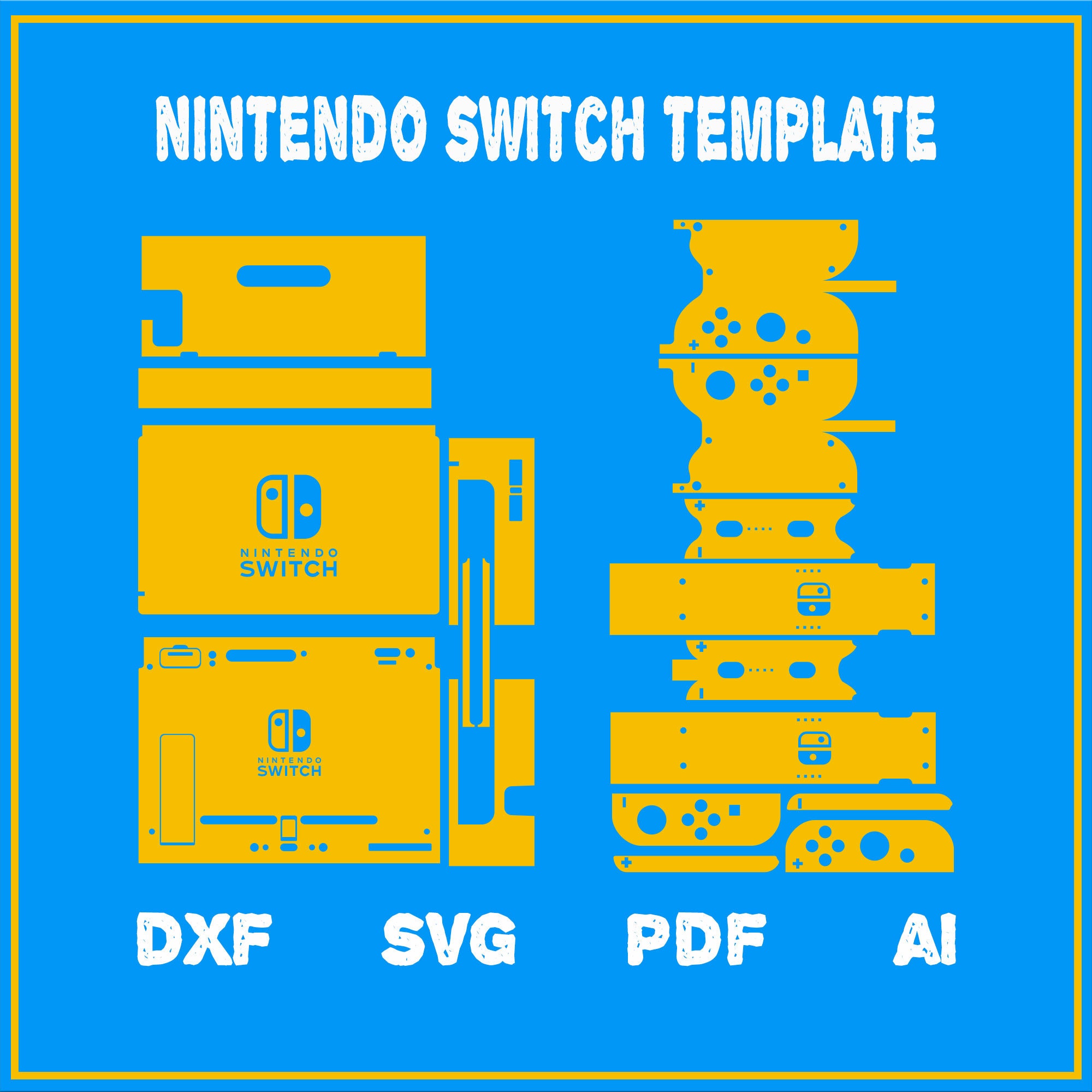 Nintendo Switch - svg Gamer Controller| Gaming Controller | Switch Svg | Switch