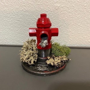 Miniature Red Fire Hydrant