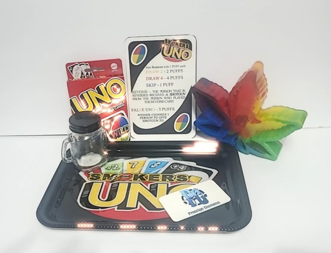 Smoking Uno Game Etsy