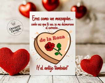 Mazapan Spanish Card, Latinos, Greeting Cards, Funny Gifts, Regalos para Aniversario, Parejas, Tarjetas en Español