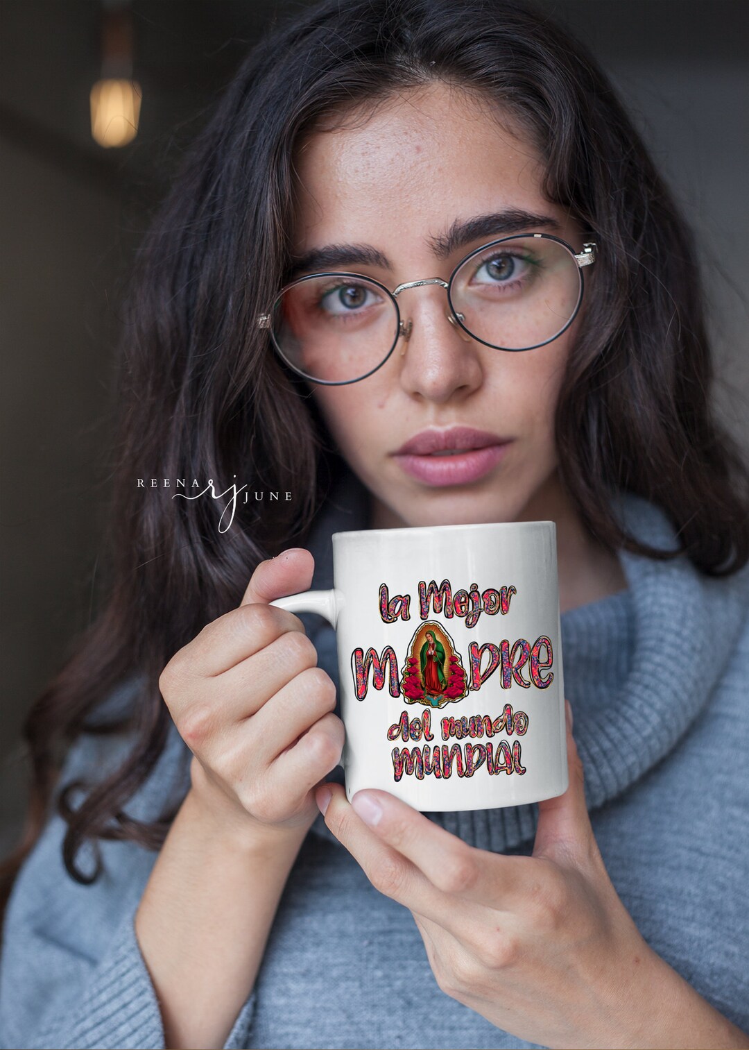 Madre Ceramic Mug, Taza Para Cafe, Spanish Mug, Coffee Lover, Tea Lover