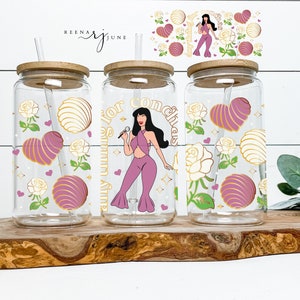 Selena Quintanilla 16 oz Libbey Cup, SELENA tumbler 16 oz Glass Cup, Reina del Tex Mex | Glass CupTexas Queen Can Glass, Gifts Ideas