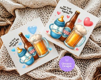 First Father's Day Gift, Greeting Card, Father's Day Gifts, Gifts for Him, Best Dad Ever, Gift for Dad, first father's day gift, Daddy to be