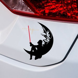 Darth Vader Car Decal, Star Wars Waterproof Sticker, Gifts for him, Gifts for her, Vinyl Stickers, Starwars Weatherproof Sticker, Gifts Idea