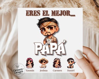 CUSTOM Papá Chingon Chicano Card, Birthday Card, Father's Day Gifts, Gifts for Her, Regalo para Papa, Dia del Padre, Father's Day Funny Card