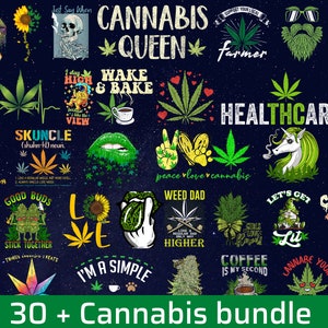 Cannabis PNG, Bundle Png, conceptions de sublimation pour chemise, conceptions de chemise, conceptions de chemise drôle, fichier de sublimation, chemise de cannabis PNG, fichier PNG