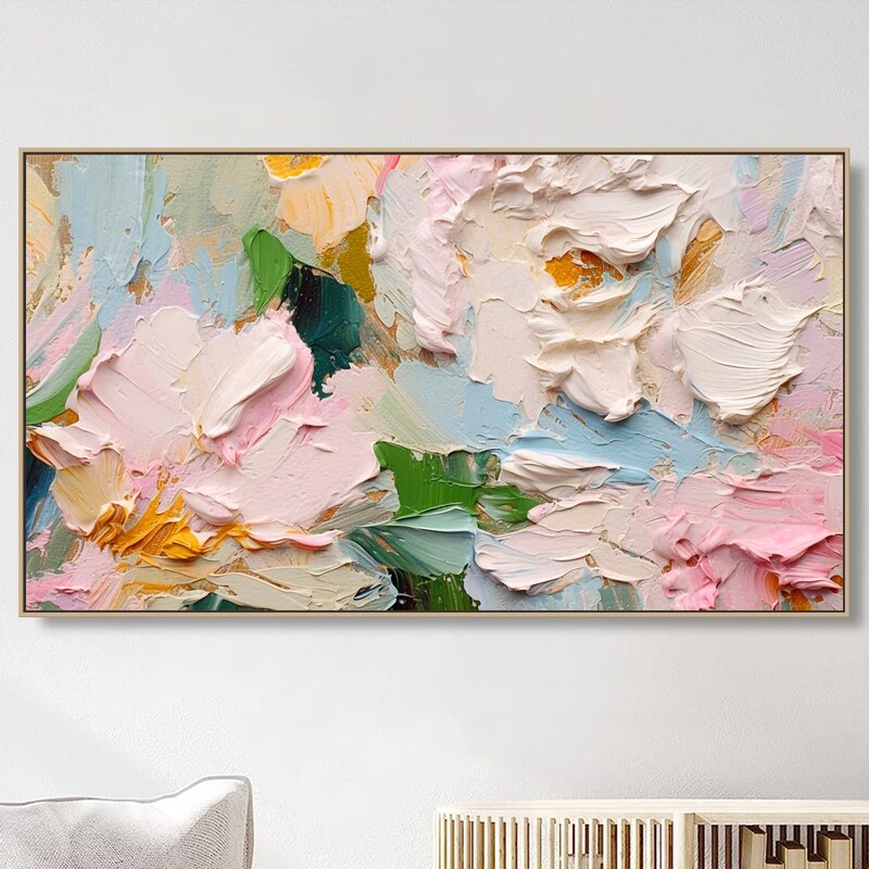 Textured Wall Art Flower - Etsy - Textured Flowers For Wall Decor
