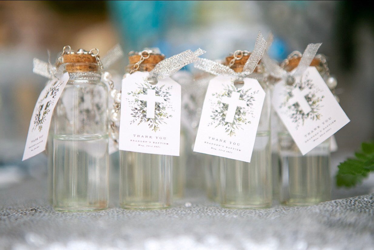 Holy Water Baptism Favors Christening Favors Holy Water Etsy