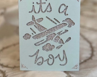 It’s a boy card, expecting card, baby shower card, greeting card