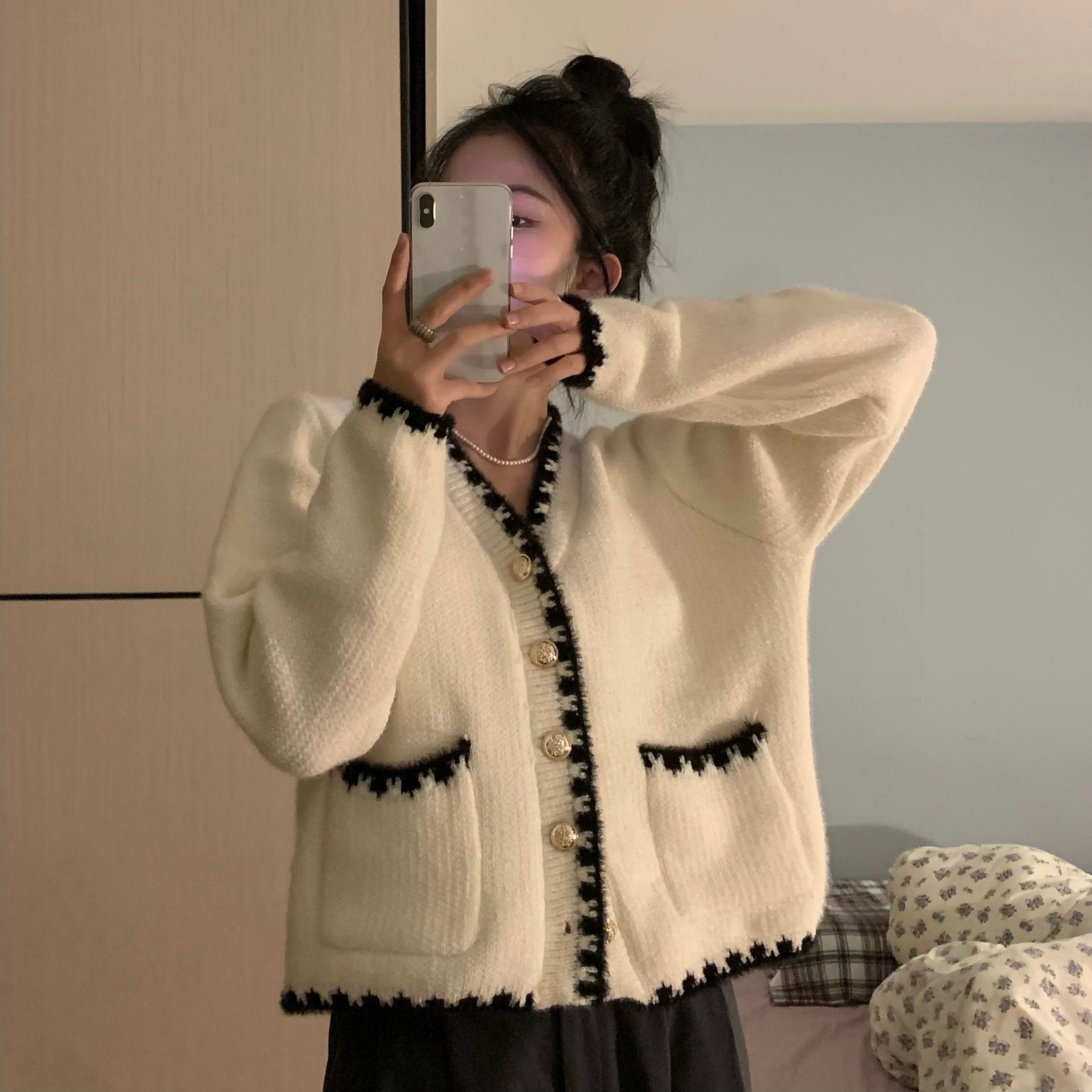 Thick Cardigan - Etsy