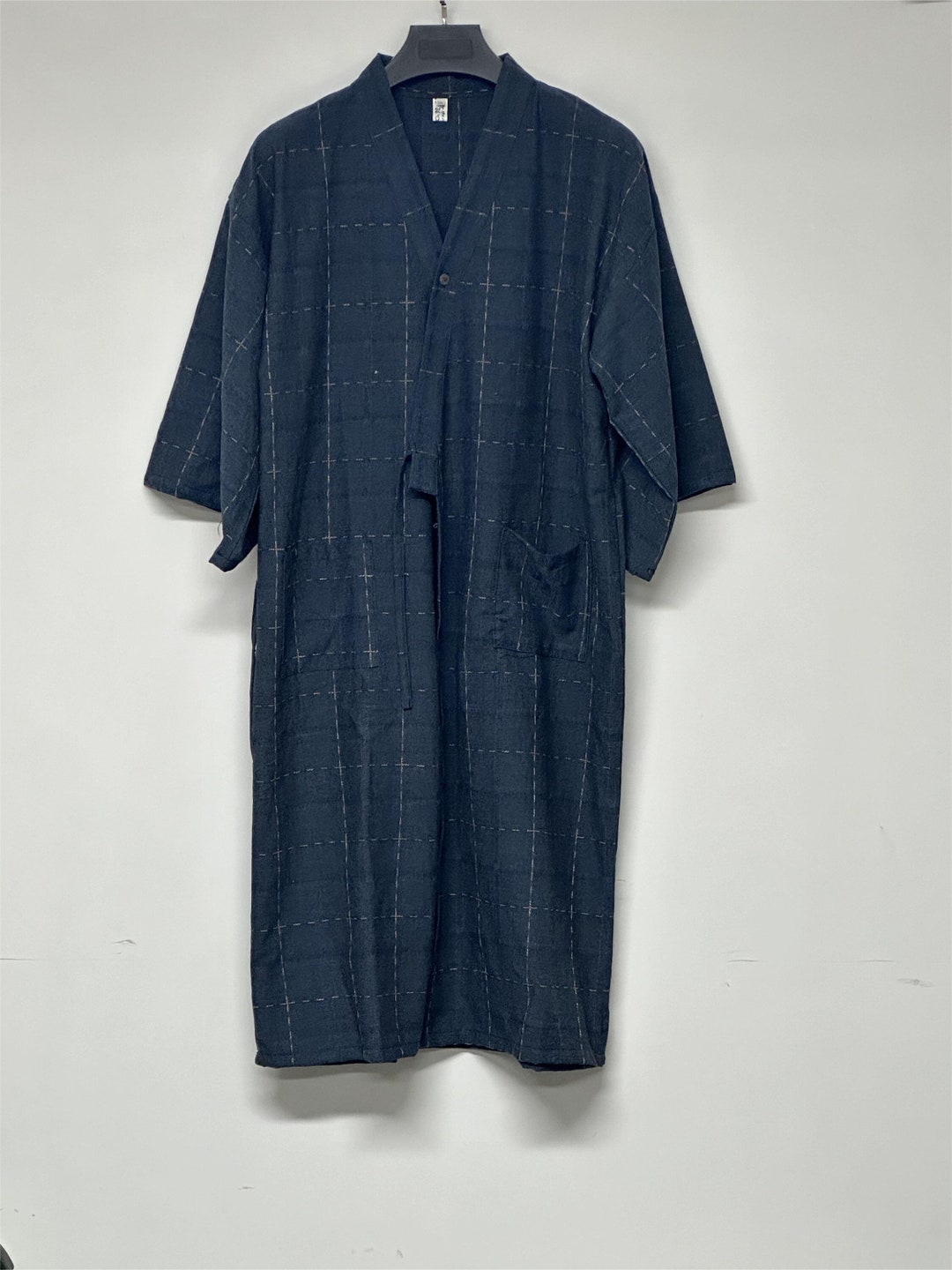 Traditional Japanese Kimono Robe, Men's Yukata, Men's Summer Robe