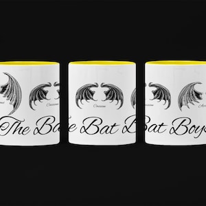 Kubek Bat Boys - ACOTAR Book Lover Gift, Fantasy Coffee Cup
