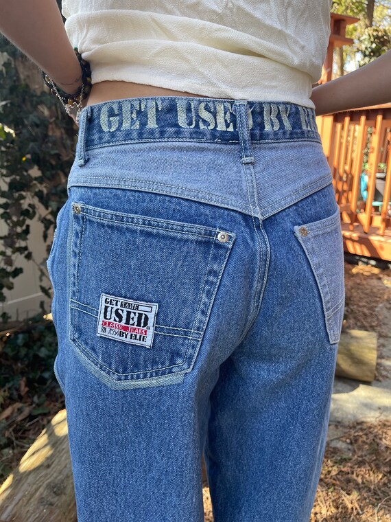Vintage 80's GET USED Jeans by Elie Etsy