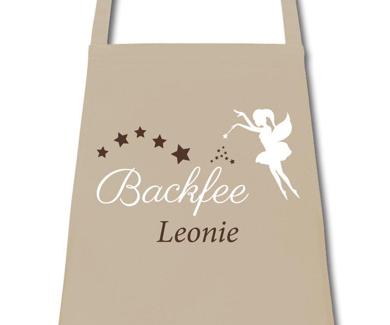 Apron ladies baking fairy personalized with name desired name cooking apron grill apron kitchen apron Rope