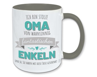 Tasse, Kaffeebecher, stolze Oma von fantastischen Enkeln