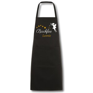 Schürze Damen Backfee mit Namen Wunschnamen Kochschürze Grillschürze Küchenschürze personalisiert Bild 10