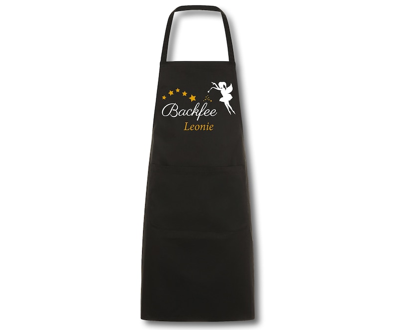 Apron ladies baking fairy personalized with name desired name cooking apron grill apron kitchen apron image 10