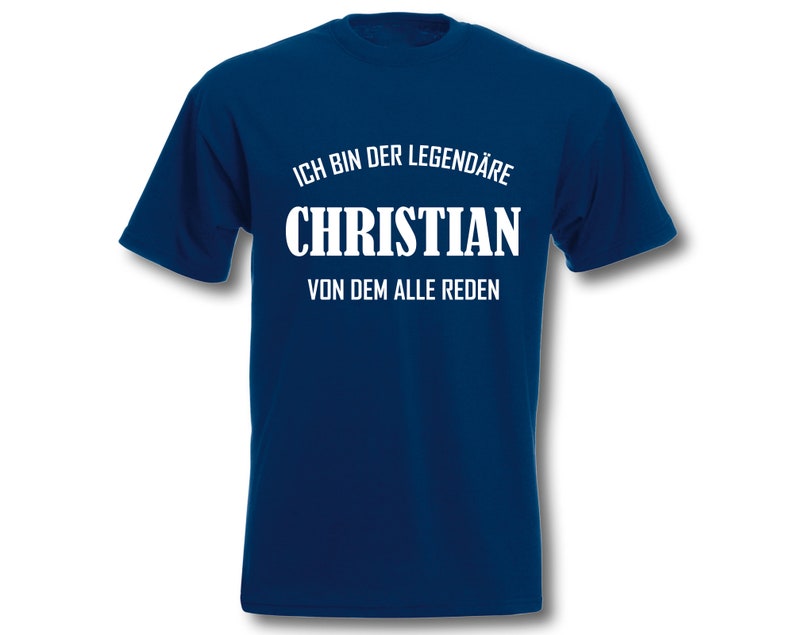 T-Shirt Herren personalisiert ich bin der legendäre Bild 2