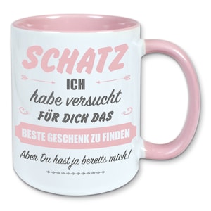 Tasse, Kaffeebecher, für Schatz das beste Geschenk zu finden Bild 4