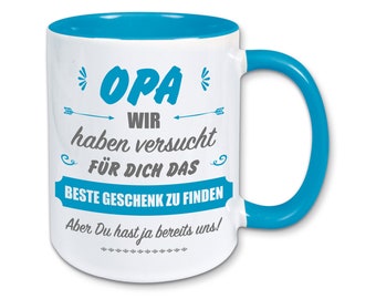 Tasse, Kaffeebecher, für Opa das beste Geschenk, Ostern, Vatertag