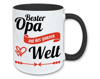 Tasse, Kaffeebecher, Bester Opa der Welt, Vatertag