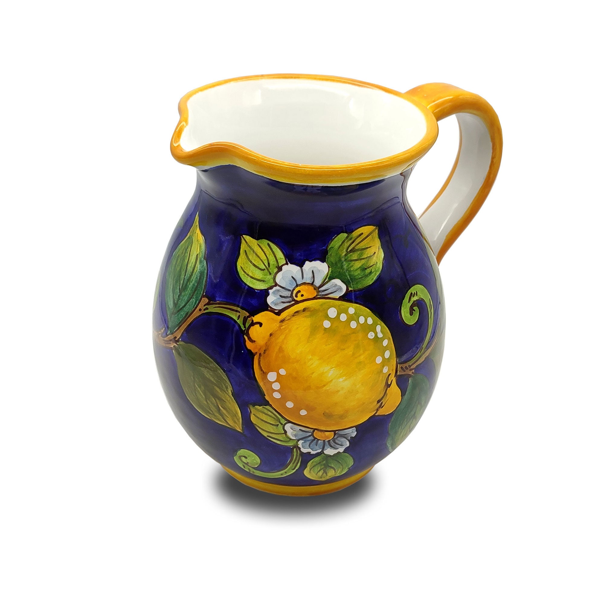 Small Lemon Pitcher - Italian Pottery Outlet