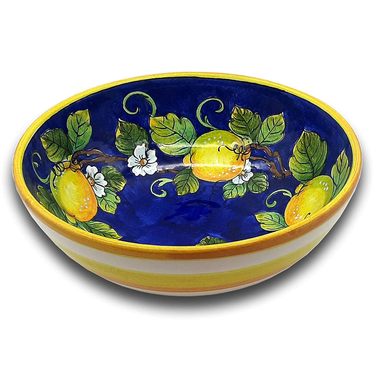 Large Ceramic Bowl Italian Dinnerware Pasta Bowl Platter Etsy
