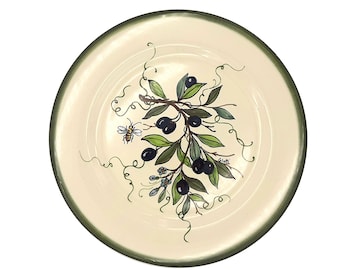 Vintage MARKETPLACE Toscana Verde Italian Platter Made in Italy Italian Kitchen Decor Vintage MARKETPLACE Toscana Verde Italian Platter Made in Italy Italian Kitchen Decor