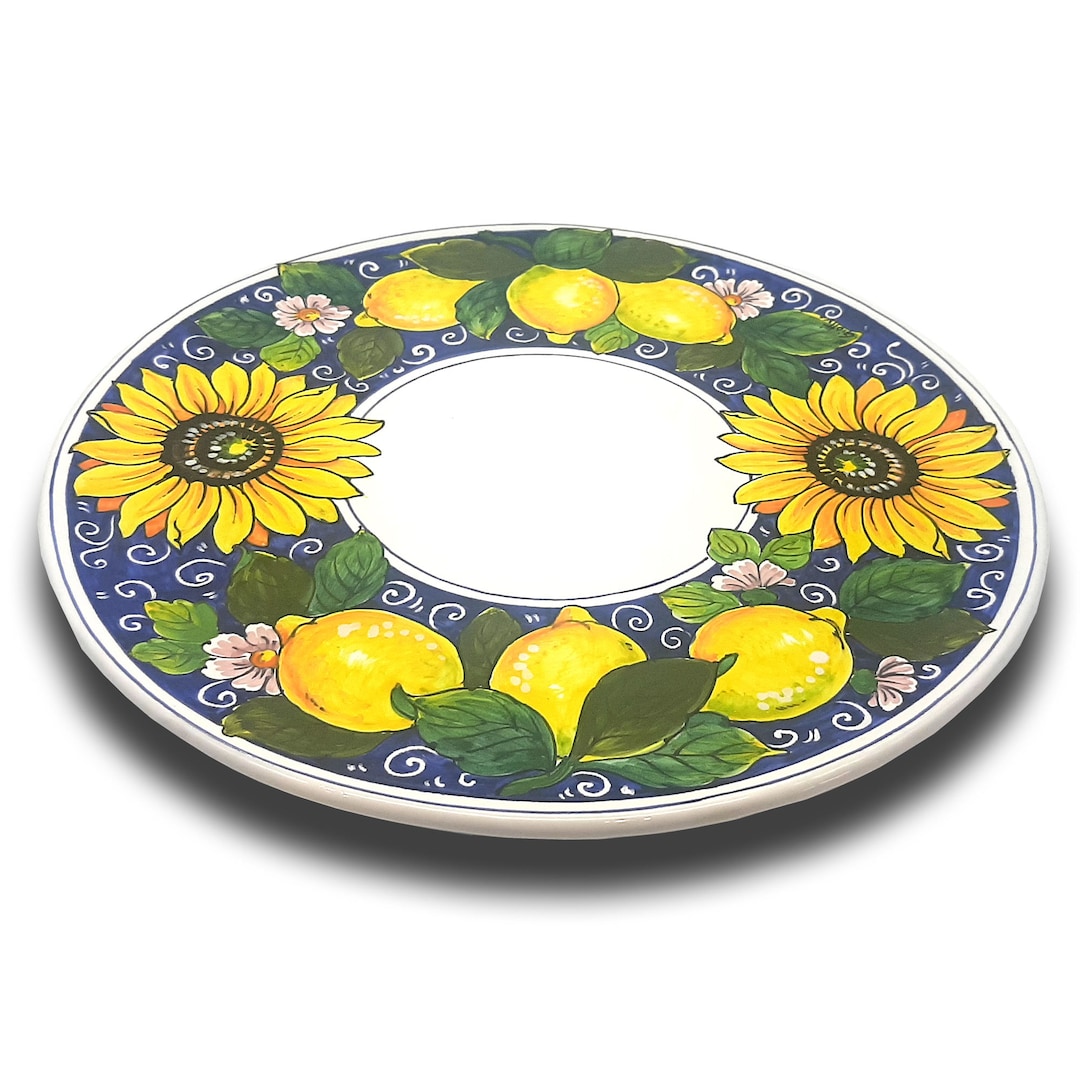 Large 16 Inch Ceramic Pizza Plate Italian Dinnerware Platter Serving