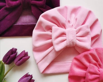 Baby girl turban hat