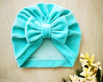 Baby girl turban hat