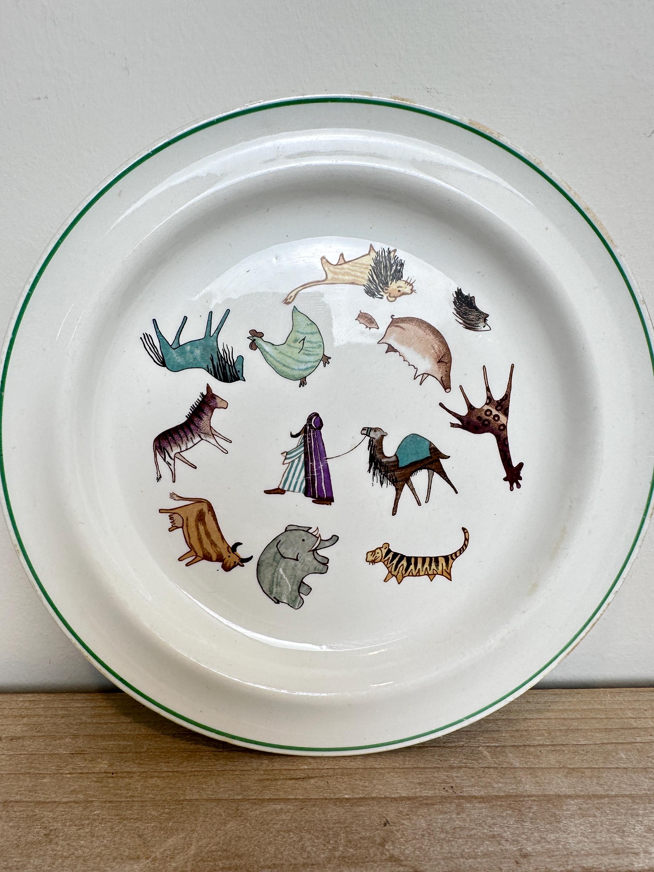 ARABIA Made in Finland アンティーク動物イラストの陶器皿 Arabia Finland Animal Ceramic - Etsy
