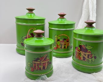 Mid Century Modern MCM Kromex Aluminum Canister and Shaker Set for