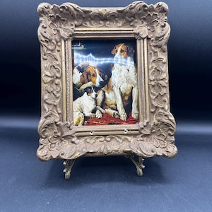 Vintage Ornate Baroque Style Picture Frame – Rococo Gold-Tone Frame 7” x 8.25” – Decorative Photo Frame