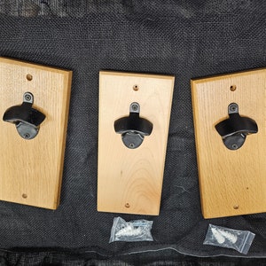 Wall mount bottle opener