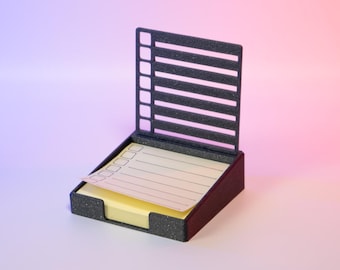 Porte-notes avec pochoir