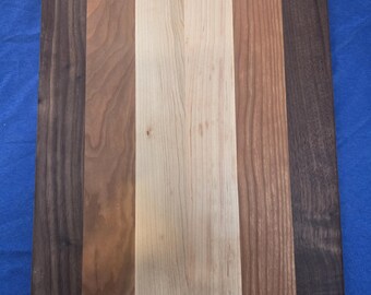Cutting board - Maple, Cherry and Walnut
