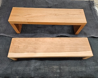 Cherry Table Riser - set of 2 - Display Riser - Kitchen Riser - Jewelry Display