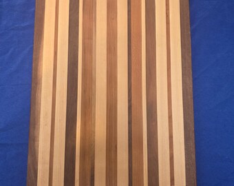 Cutting Board - Maple, Cherry, & Walnut