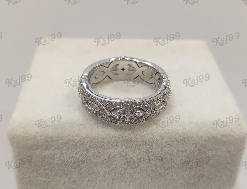 1930s Antique White Round Cut Diamond Wedding Engagement Ring - Etsy
