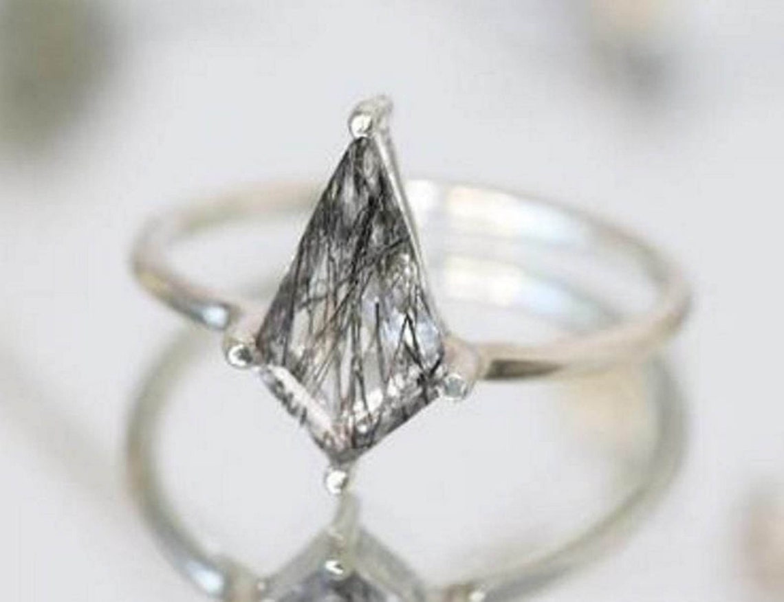 2.30 Carat Salt and Pepper Kite