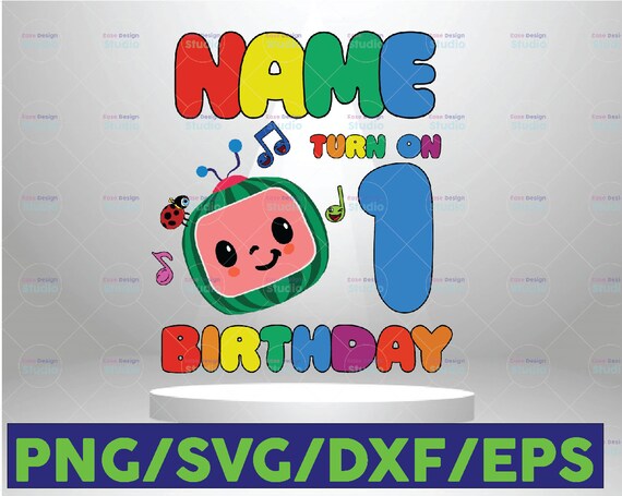 Download Cocomelon Personalized Name And Ages Birthday Svg Png Etsy