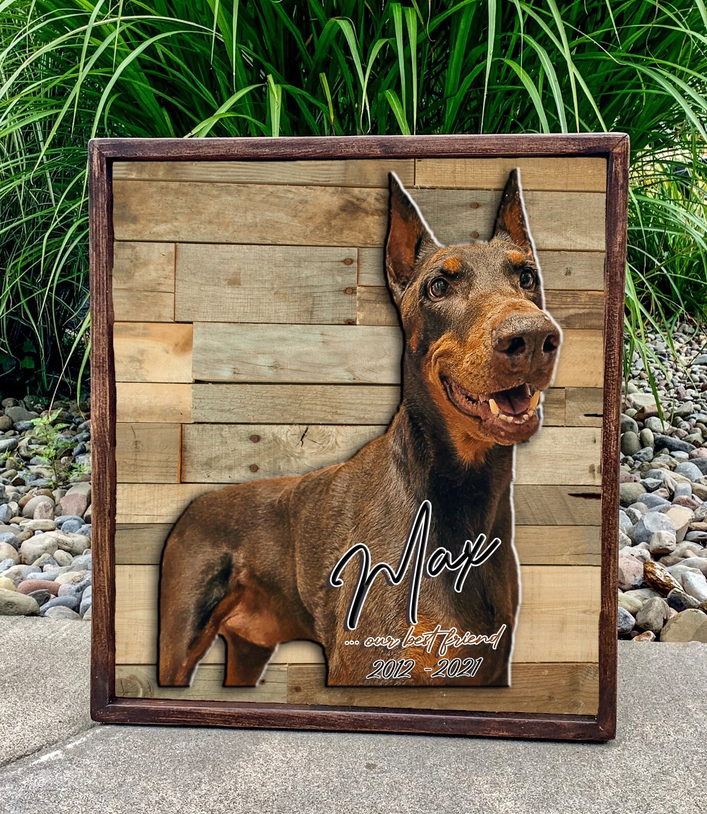 Dog Portrait 18x24 Custom Pet Portrait Pet Portrait Wood Etsy UK