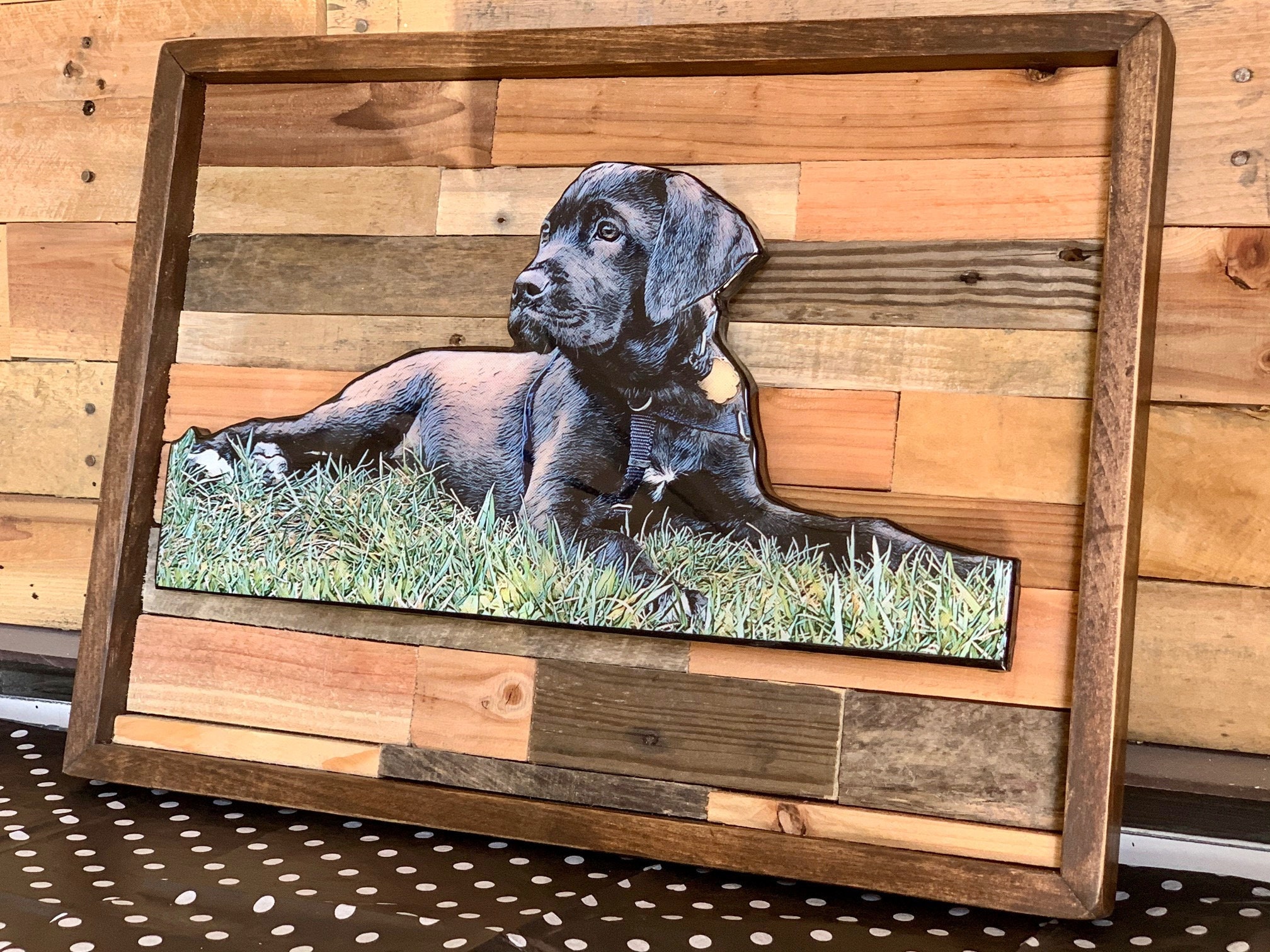 Dog Portrait 18x24 Custom Pet Portrait Pet Portrait Wood Etsy UK