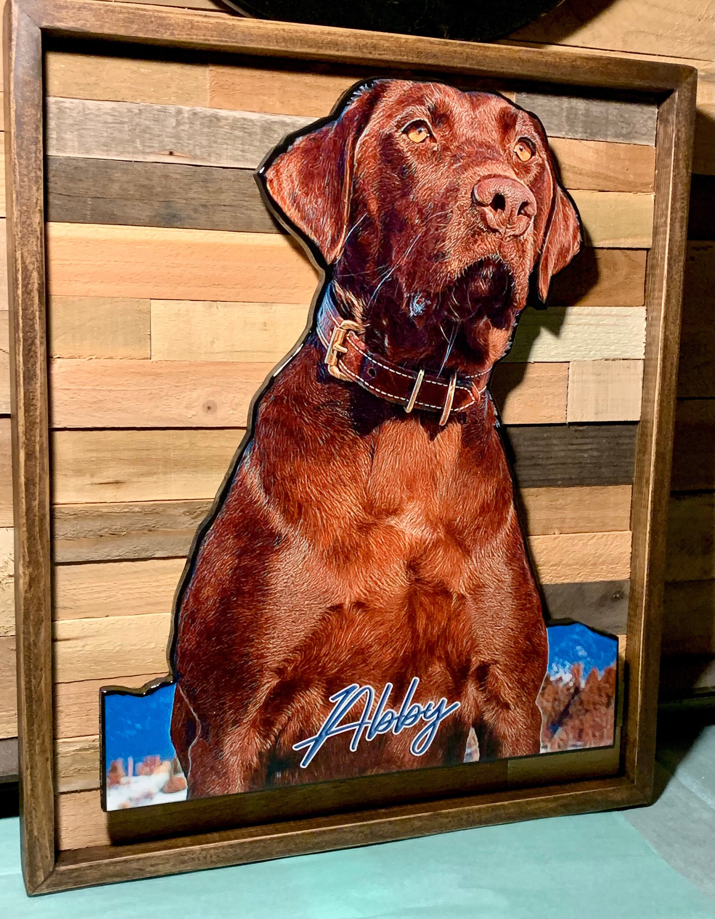 Dog Portrait 18x24 Custom Pet Portrait Pet Portrait Wood Etsy UK