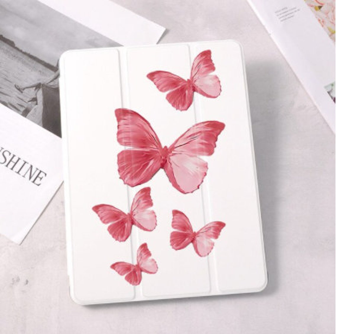 IPad Case Kawaii Butterfly iPad Cute Case iPad Animals Case Etsy