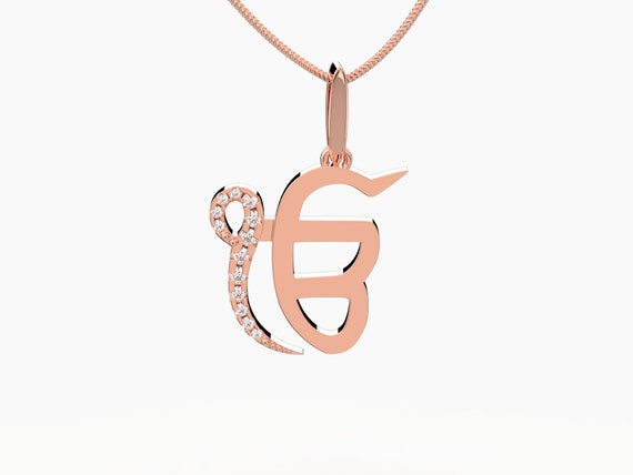 Ek onkar cheap diamond pendant