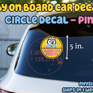 Dog Baby on board Car Decal | Dog Family Car decal | Car sticker | Car window stickers