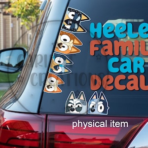 Mad Dog family Car Decal | Dog Family Car decal | Car sticker | Car window stickers | Ready to SHiP!