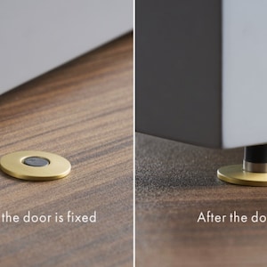 Invisible door stopper, minimalist door stop,  magnetic door stop, designer door holder, door catch, hidden door stopper
